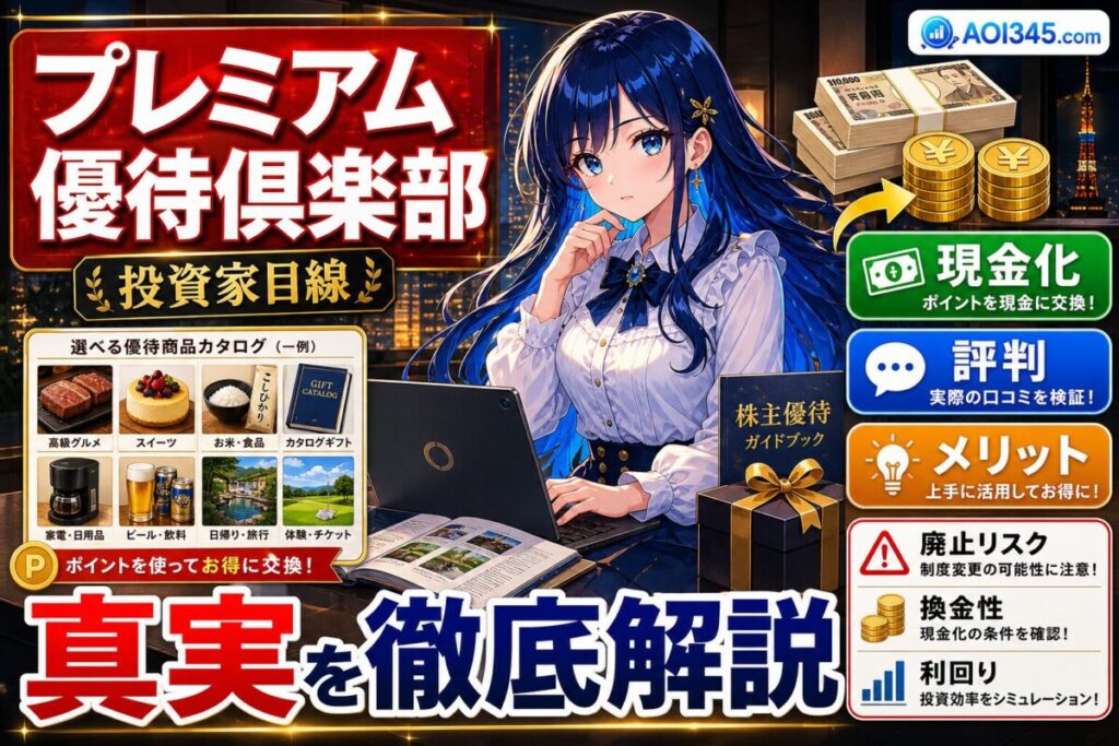 プレミアム優待倶楽部の真実を投資家目線で徹底解説✨