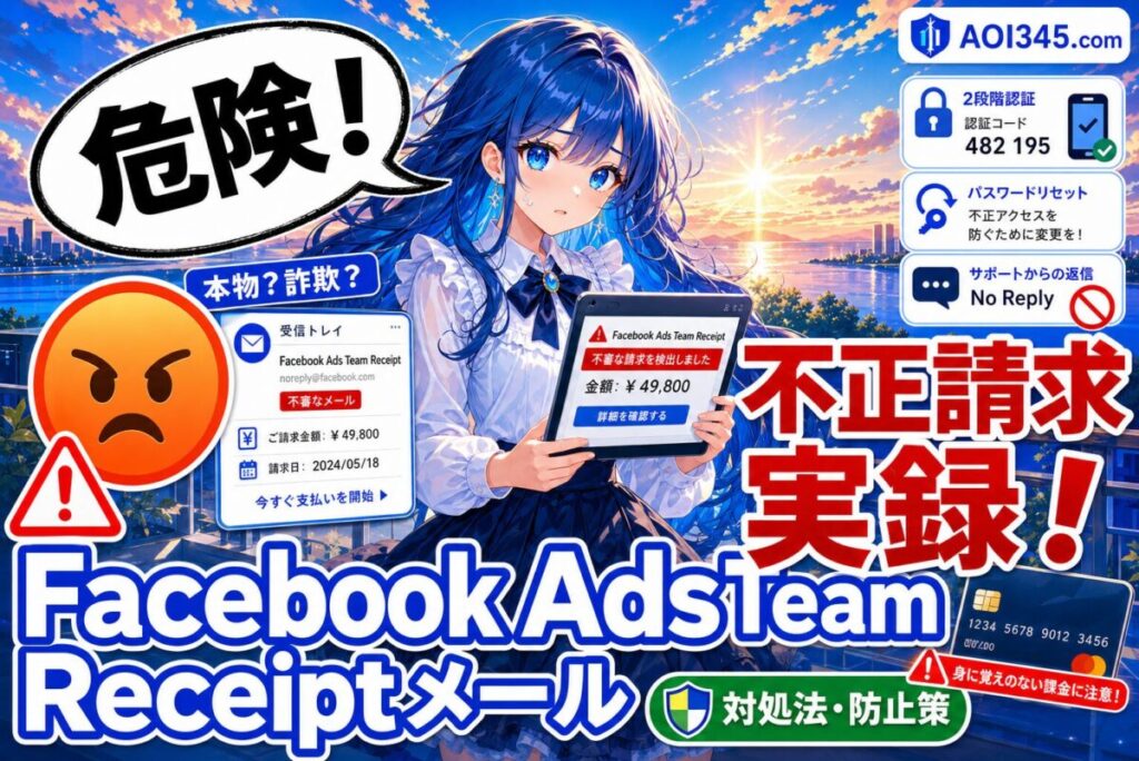 【問い合わせ実録】advertise-noreply@support.facebook.com