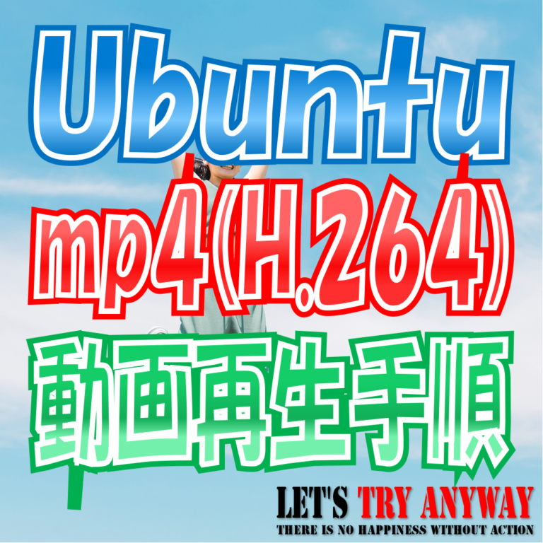 Ubuntu環境構築③mp4(H.264)のビデオ再生できない対策(Codec Install)