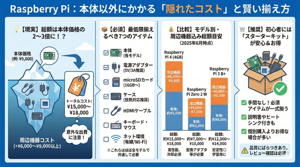 💡【総額コスト】本体以外でいくらかかるかがわかる周辺機器の内訳📦✨