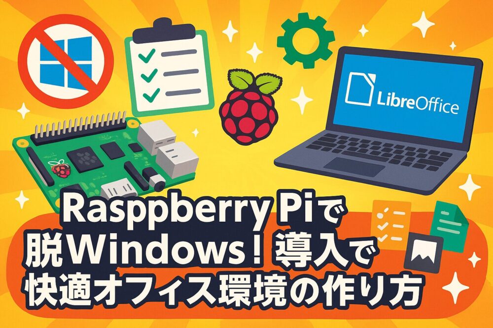 Raspberry Piで脱Windows！LibreOffice導入で実現する快適オフィス環境の作り方