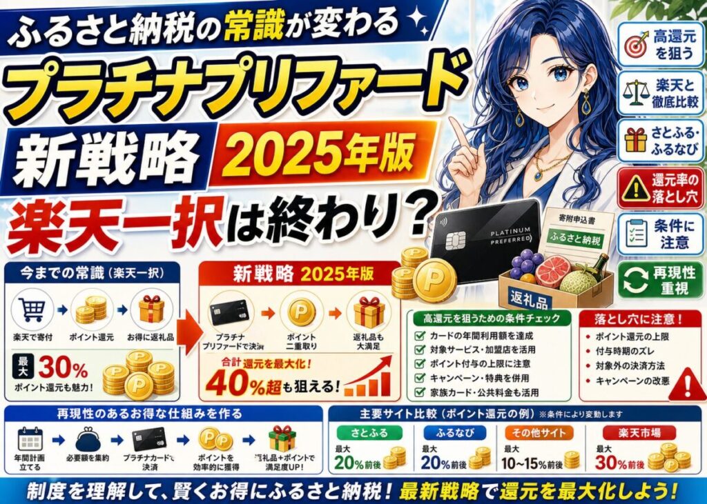 【最大10%還元】プラチナプリファードが楽天ふるさと納税超え