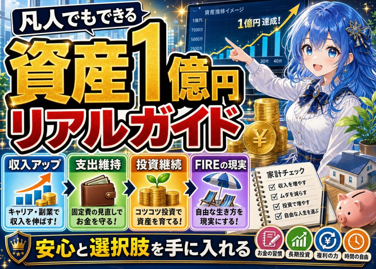 【資産1億のリアル】1億円達成で人生はどう変わる？意外な変化