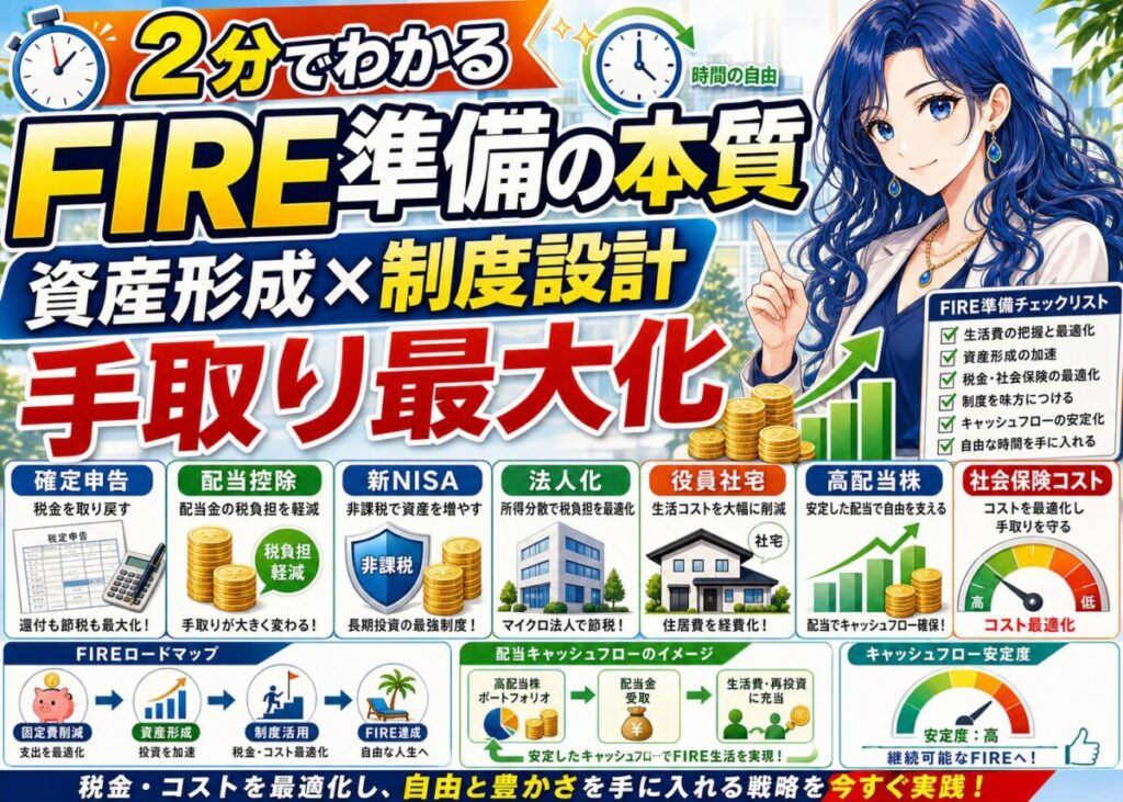 【FIRE裏ワザ7選】お金を貯めるだけじゃない「本当の準備」！