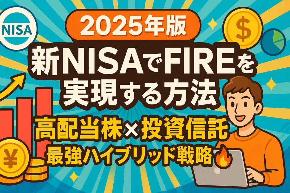 【2025年版】新NISAでFIREを実現する方法｜高配当株×投資信託の最強ハイブリッド戦略🔥