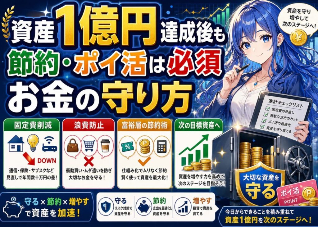 【億り人のポイ活】富裕層のリアル節約術と超得クレカポイント