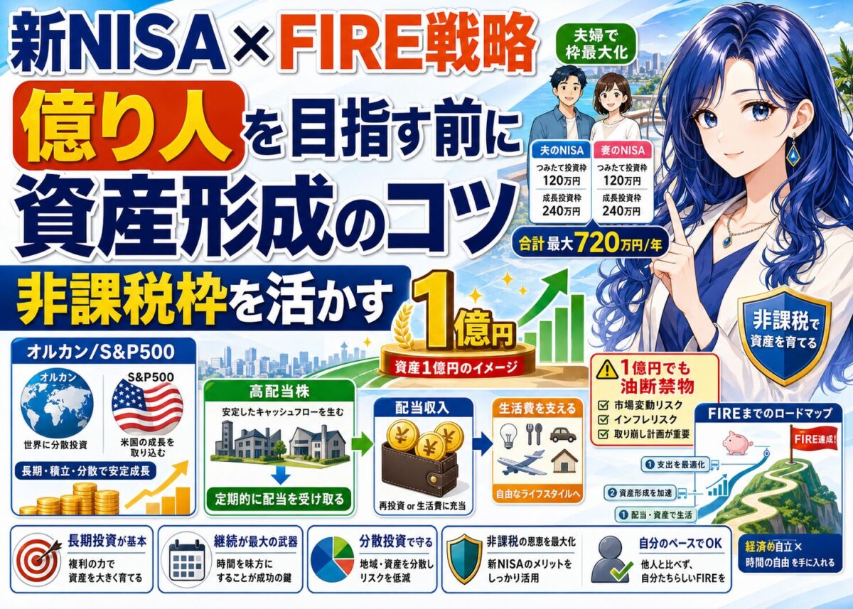 【資産1億円の投資】億り人が新NISAで選ぶ本当に得する戦略！