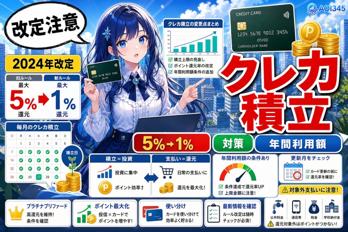 【重要変更】SBI証券×三井住友カードのクレカ積立金額と期間