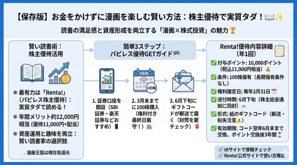 【保存版】お金をかけずに漫画を楽しむ5つの方法📌