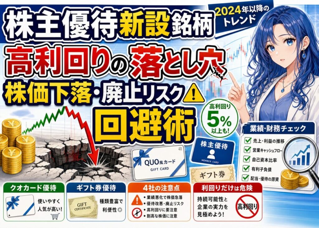 【2025年】株主優待の新設銘柄は買い？投資判断とリスク