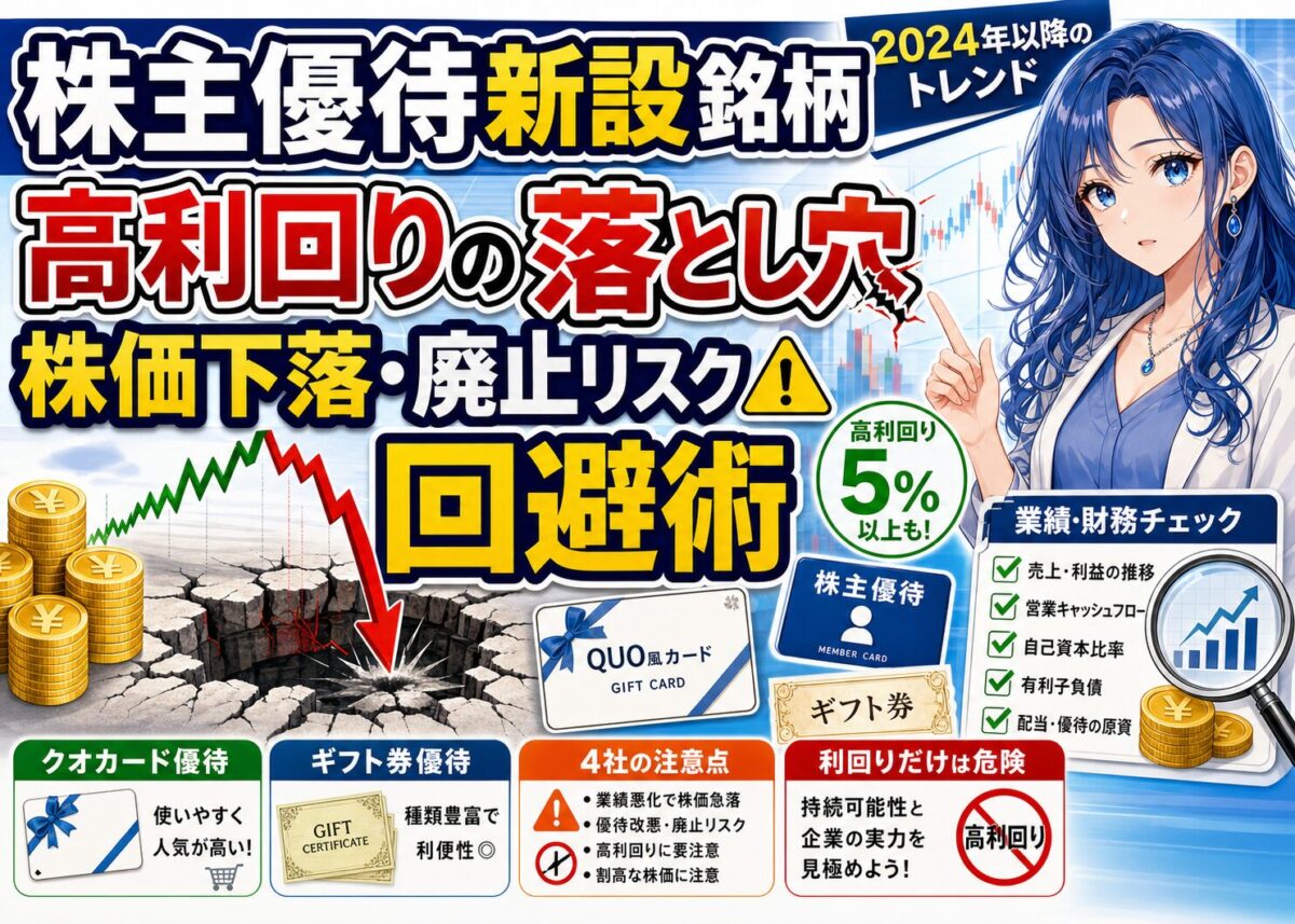 【2025年】株主優待の新設銘柄は買い?投資判断とリスク