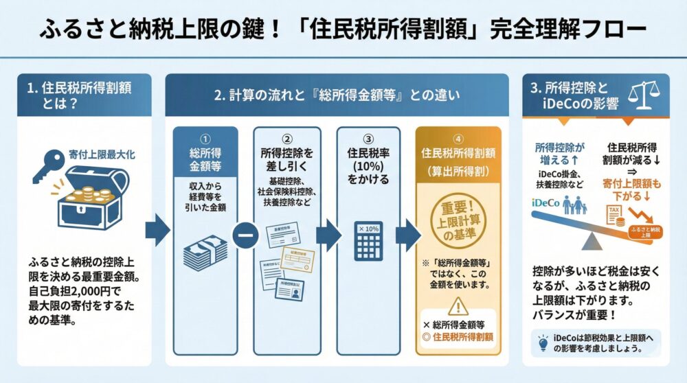 【基本用語】住民税所得割額とは?寄付上限との関係をやさしく解説