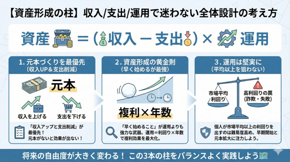 資産形成の柱