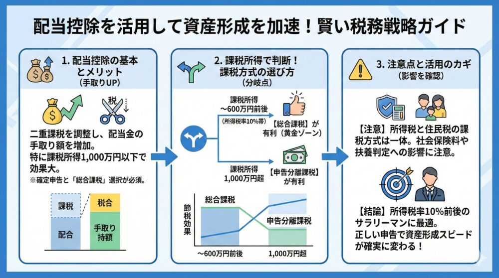 【まとめ】配当控除で資産形成を加速する最重要ポイント🏦✨