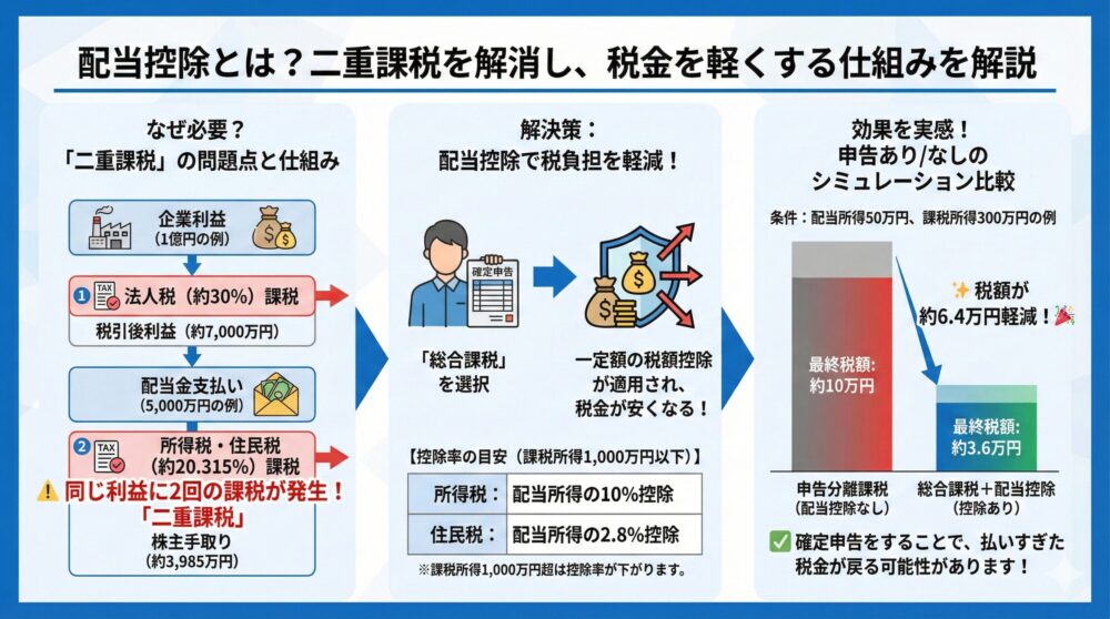 【配当控除とは】税金が軽くなる理由と仕組みをやさしく解説😊