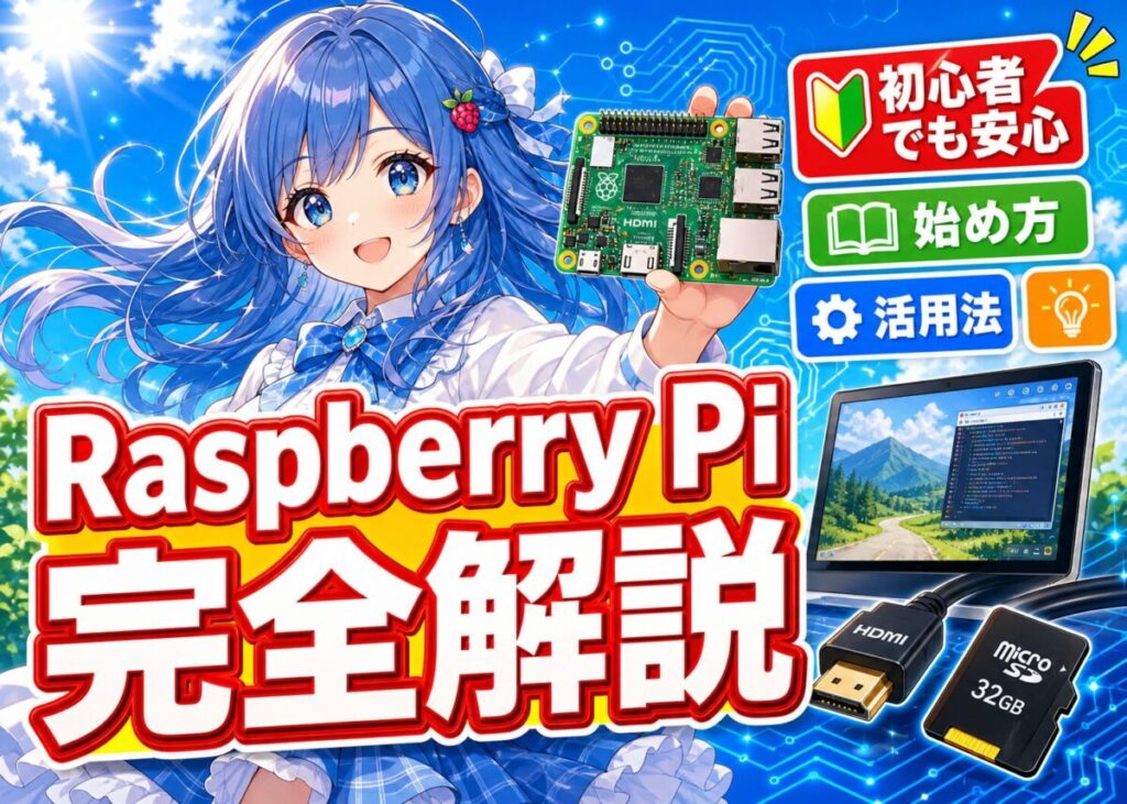 【完全ガイド】初心者向けRaspberry Piの使い方/活用/カスタム