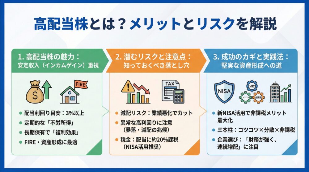 📈高配当株とは?メリットとリスクをやさしく解説