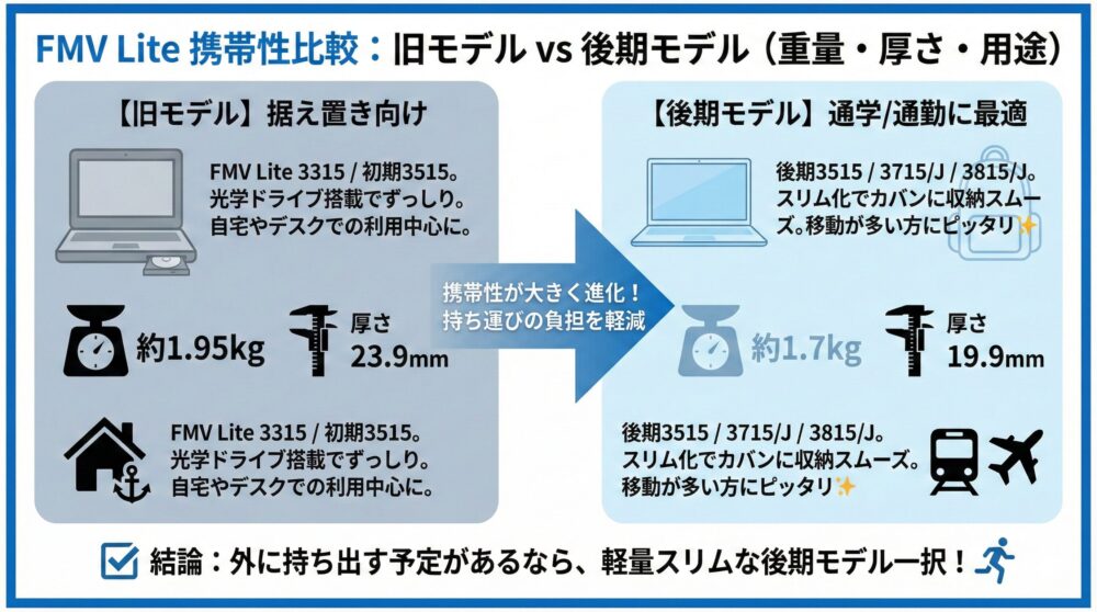 【携帯性重視】重量/厚さ/バッテリーの見極めポイント🎒