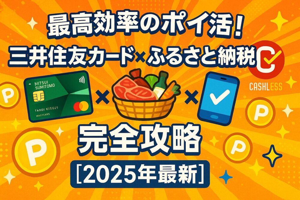 【まとめ】最高効率のポイ活！三井住友カード×ふるさと納税×キャッシュレス完全攻略【2025年最新】