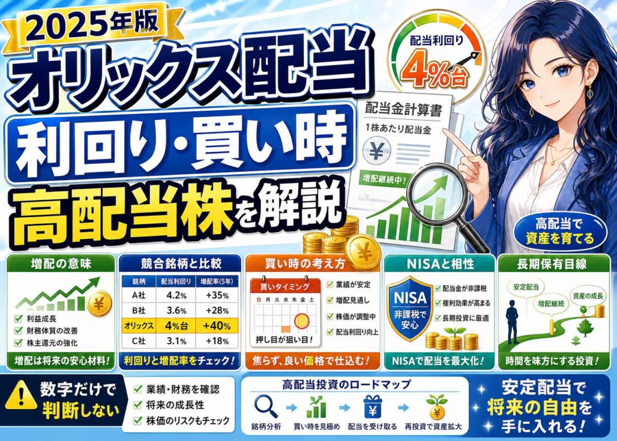 【検証】オリックス 配当利回り4.3%へ増配?【2025年5月8日】