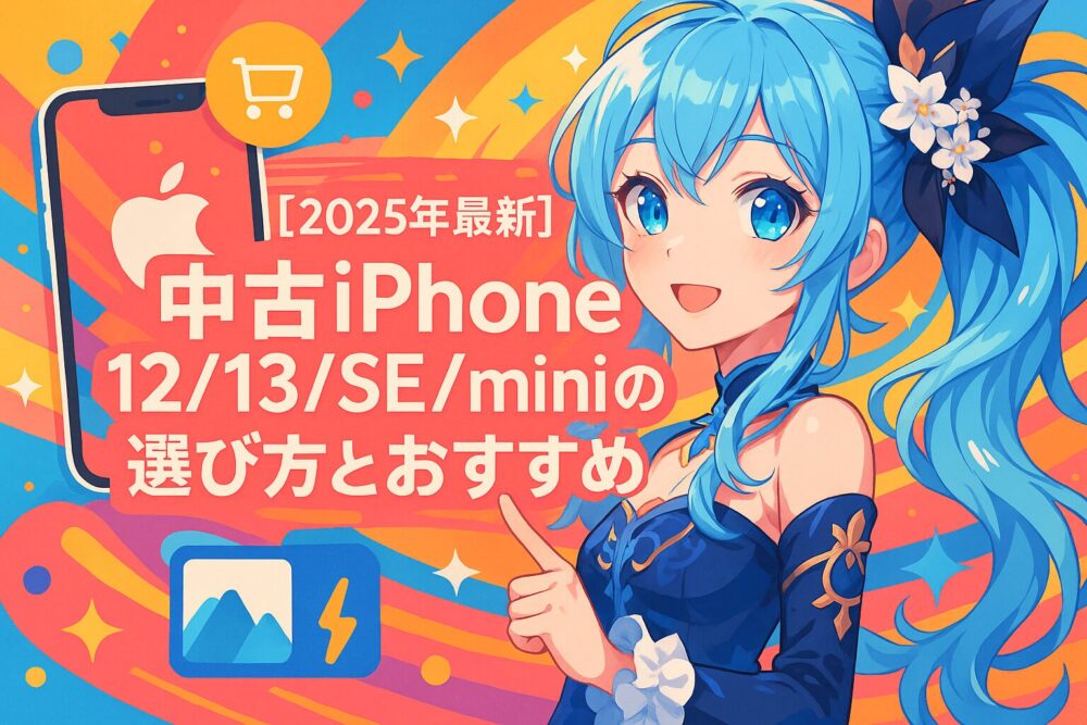 【2025年最新】中古iPhone12/13/SE/miniの選び方とおすすめ