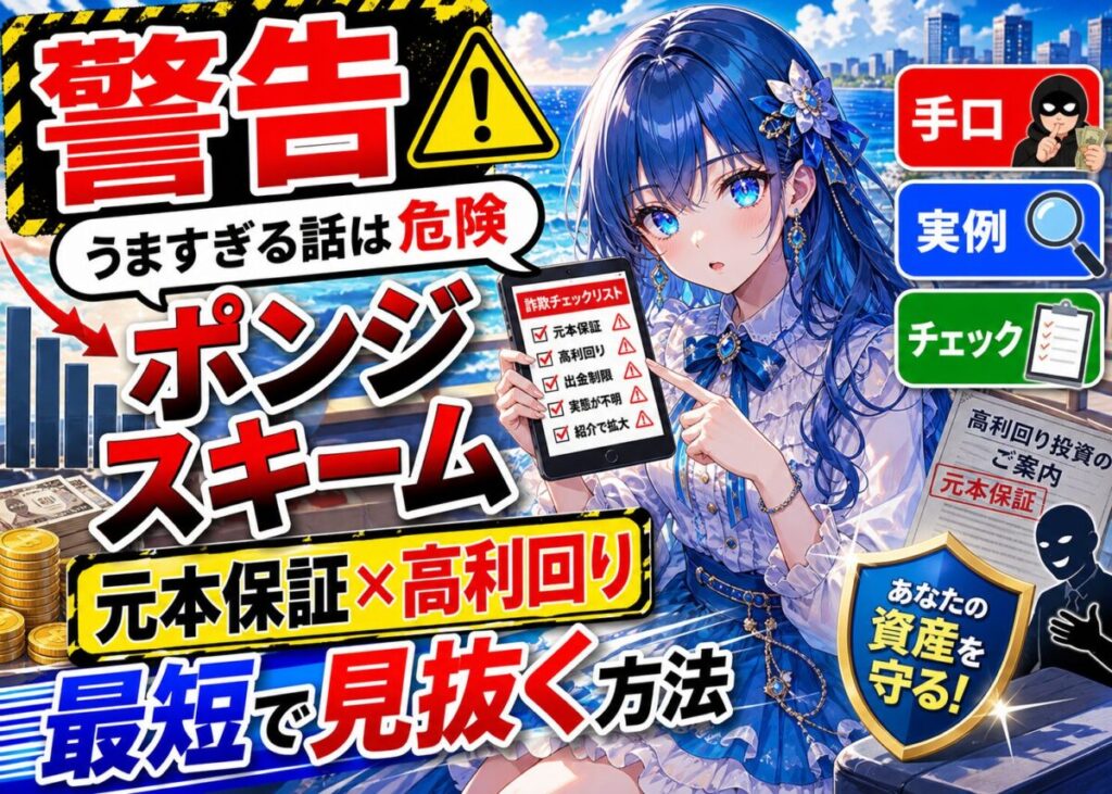 【最新】ポンジスキームとは？手口・実例・見分け方を徹底解説
