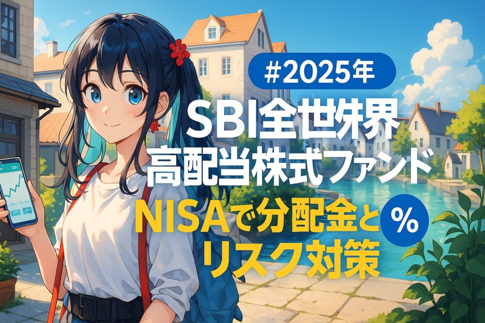 【2025年版】SBI全世界高配当株式ファンド！分配金とリスク対策