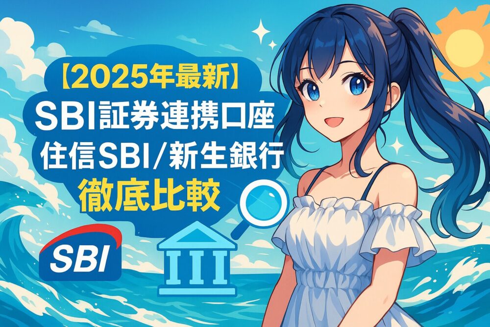 【2025年最新】SBI証券連携口座！住信SBI/新生銀行の徹底比較
