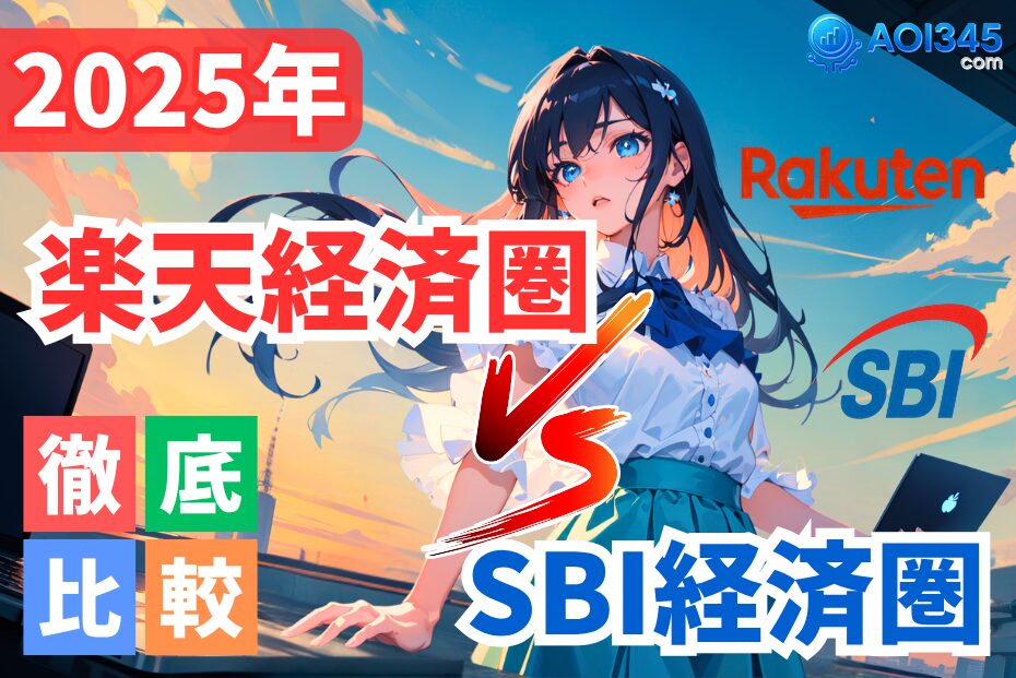 【2025年】SBI経済圏と楽天経済圏！クレカ積立/手数料/ポイント