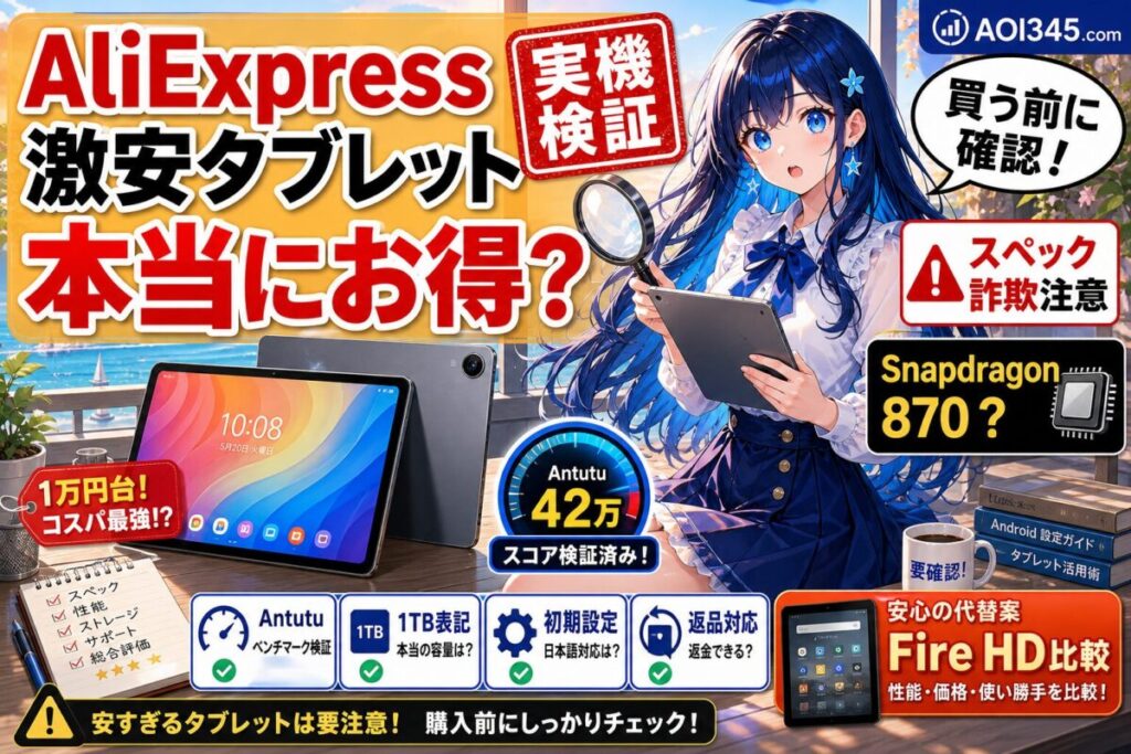 【AliExpress 16 Pro レビュー】激安Snapdragon 870実機比較