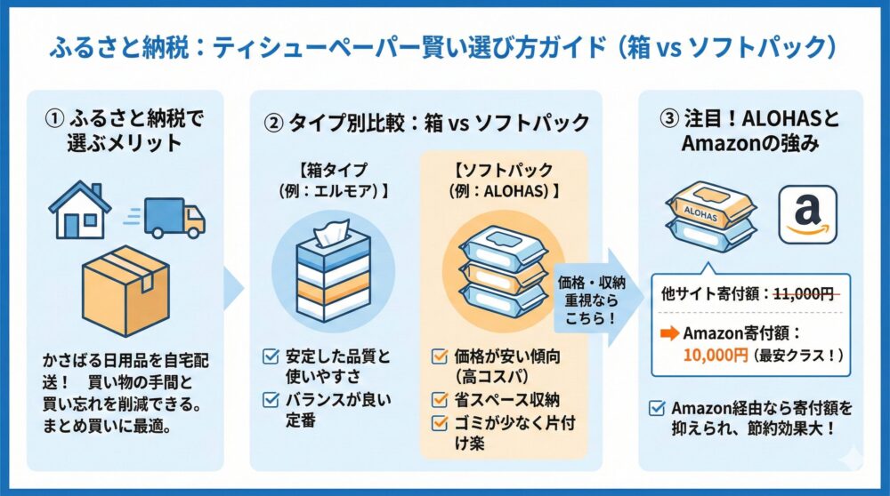 【ティシューペーパー🤧】箱/ソフトパックで後悔しない選び方