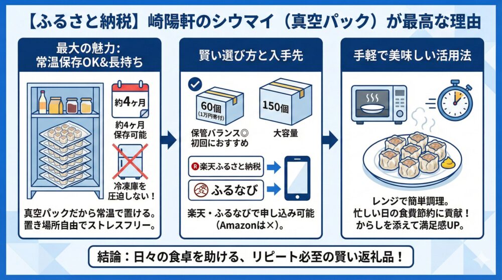 【ふるさと納税】崎陽軒のシウマイを見つけました😊