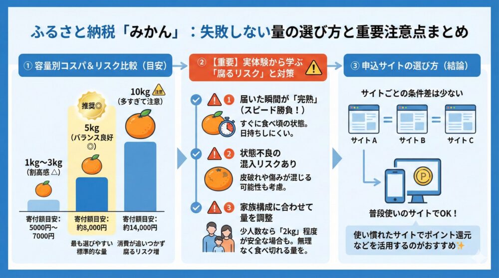 🍊【ふるさと納税みかん】大量でも食べ切りやすい5kgを選ぶ理由を解説
