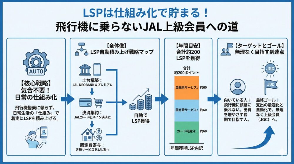 【総まとめ】LSPは仕組み化すれば誰でも安定して貯められる✈️
