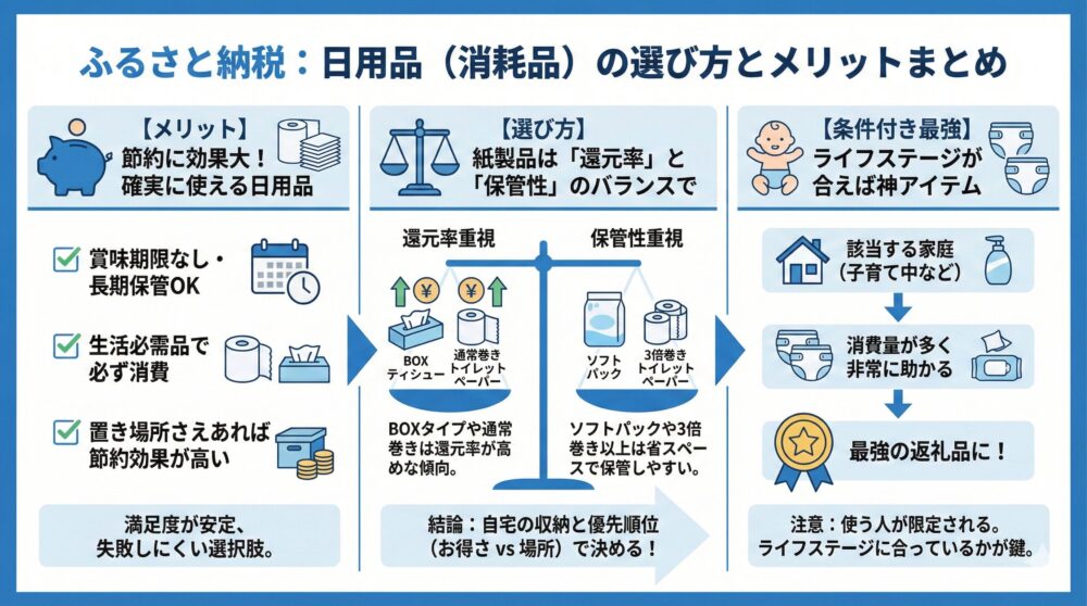 【節約に効く】トイペ/ティッシュなど日用品は外しにくい🧻