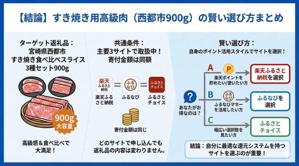 🥩【すき焼き用高級肉】900g食べ比べで満足する選び方😋