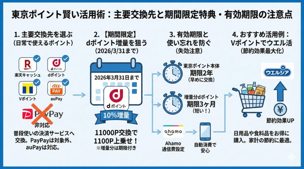 【使い道】東京ポイントは何に交換できる？日常で失効しない活用術💡